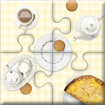 Das "Gelingt immer"-Puzzle Kaffee und Kuchen. Das Puzzle-Spiel für Senioren mit Demenz – Ansicht