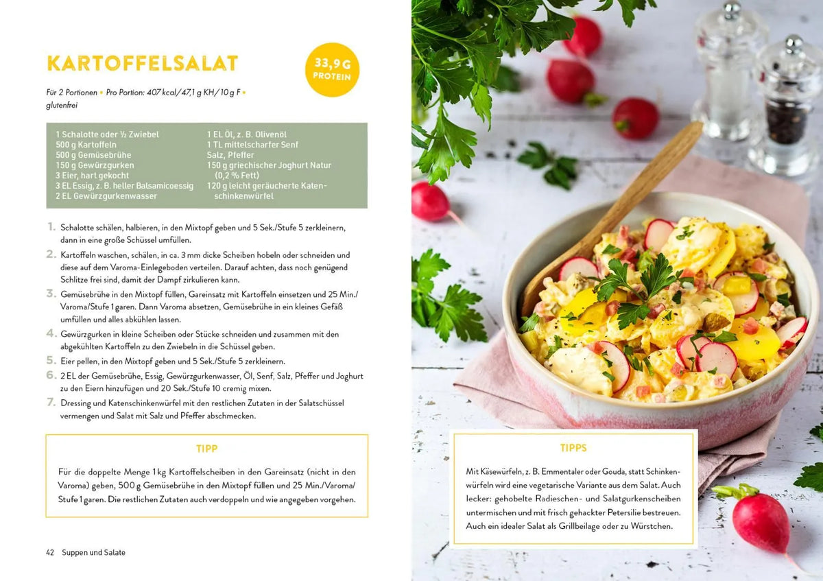 Detailansicht: Das geniale High-Protein-Kochbuch für den Thermomix® (Taschenbuch)