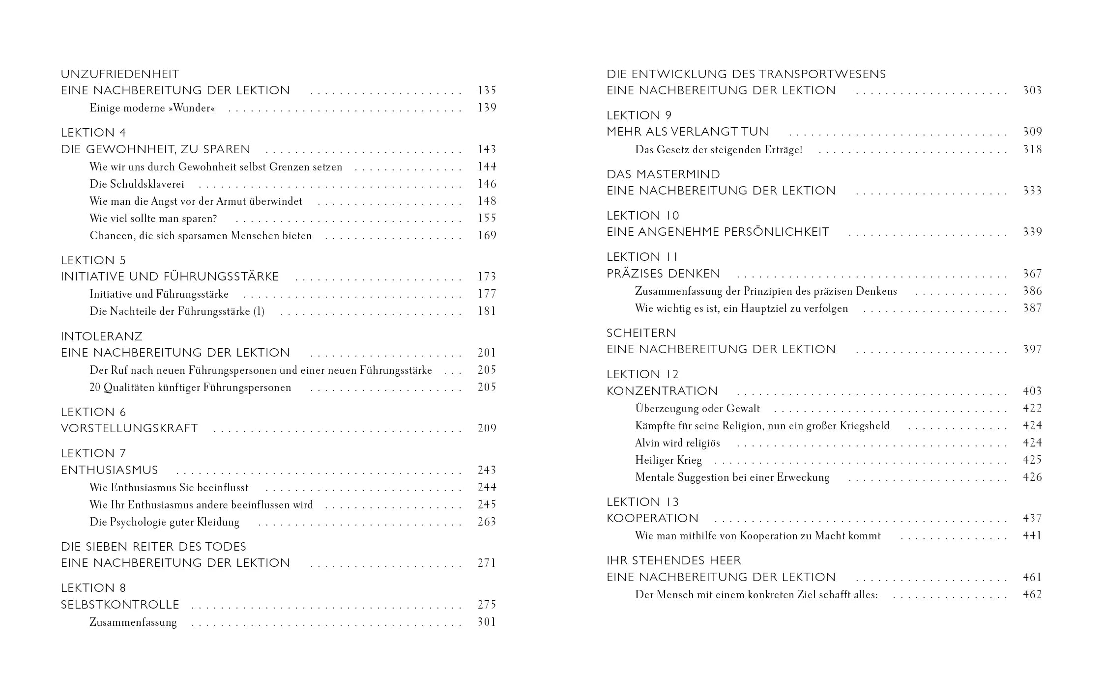 Innenansicht von 'Das Gesetz des Erfolgs' - Taschenbuch