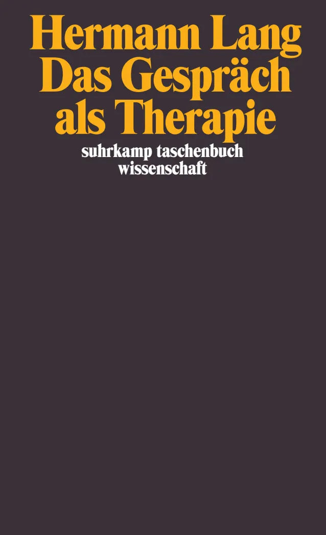 Buchcover von 'Das Gespräch als Therapie' - Taschenbuch von Hermann Lang