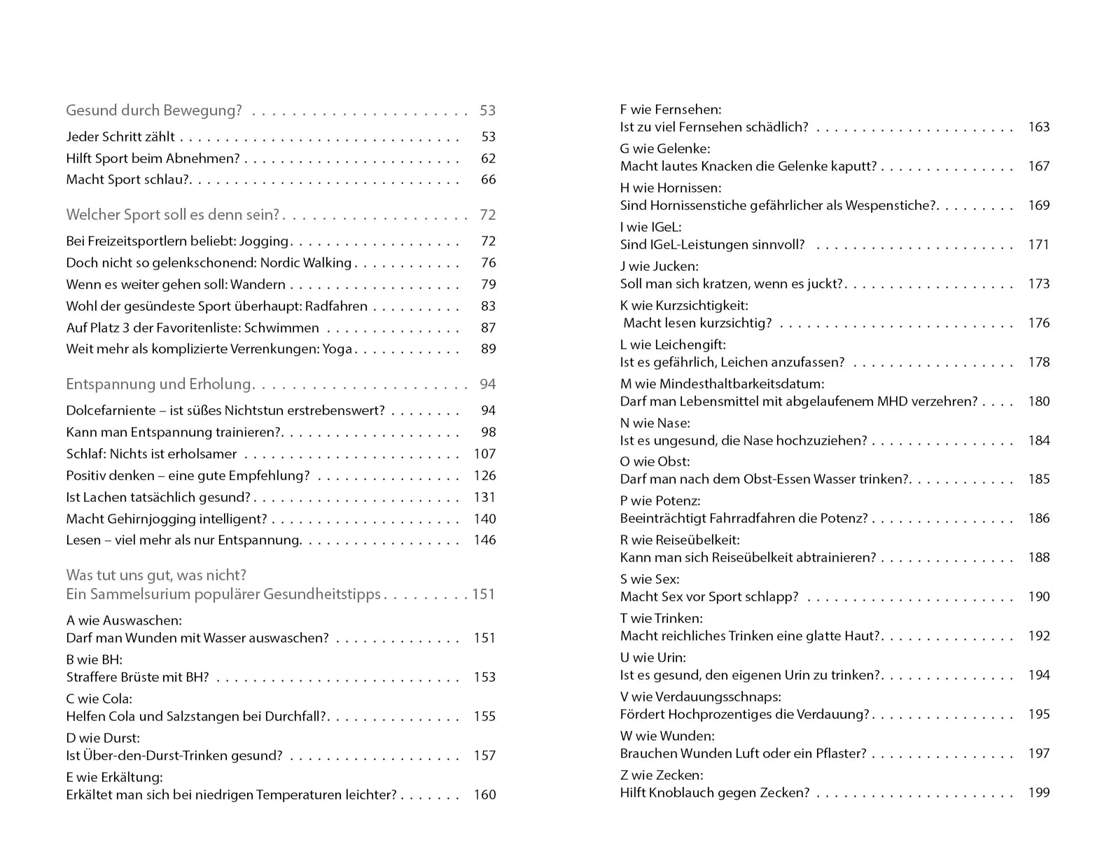 Innenansicht von 'Das Gesundheitsnavi' - Taschenbuch
