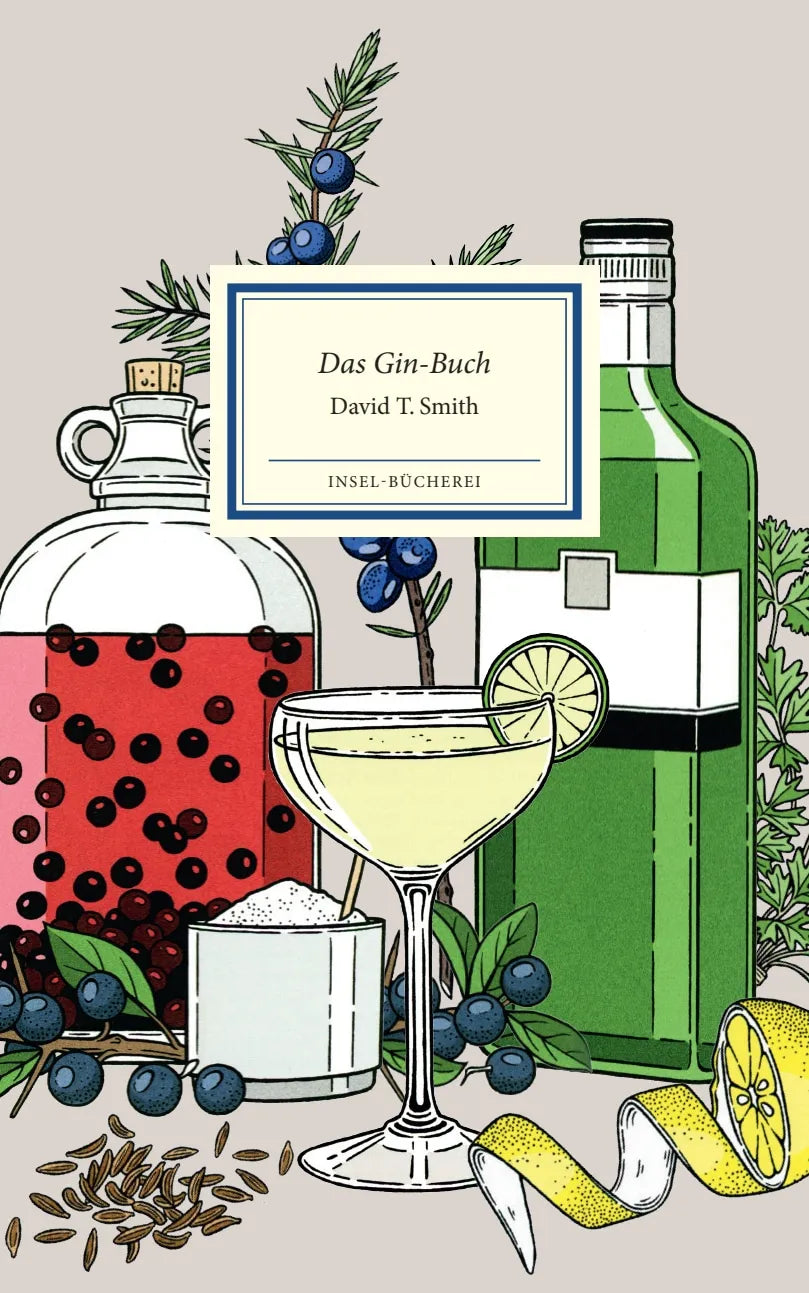 Buchcover von 'Das Gin-Buch' - Gebundene Ausgabe von David T. Smith