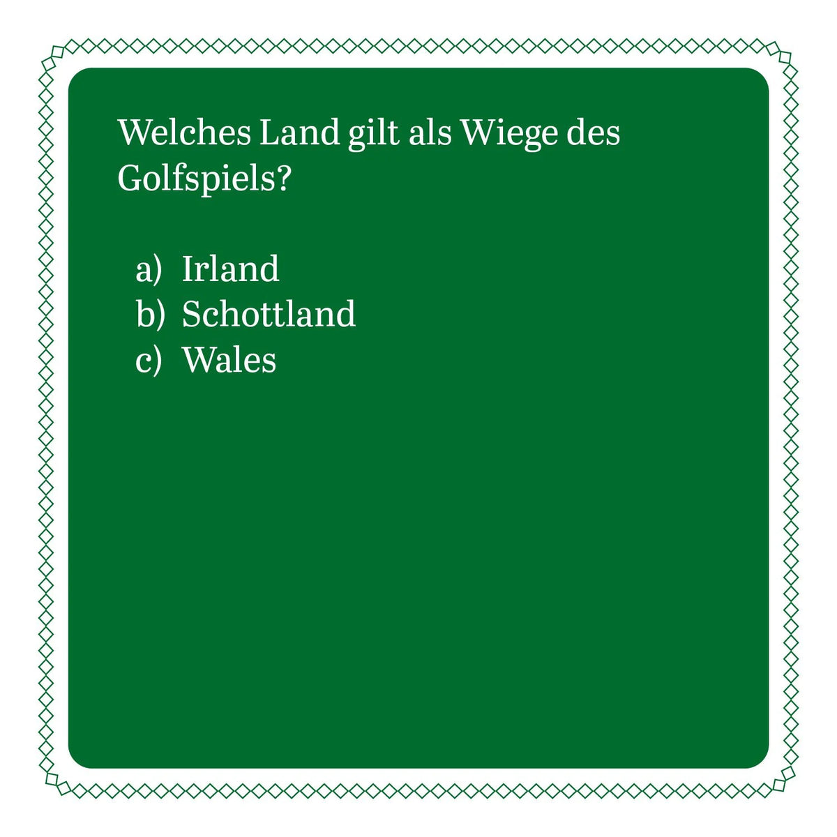 Das Golf-Quiz (Neuauflage) – Ansicht