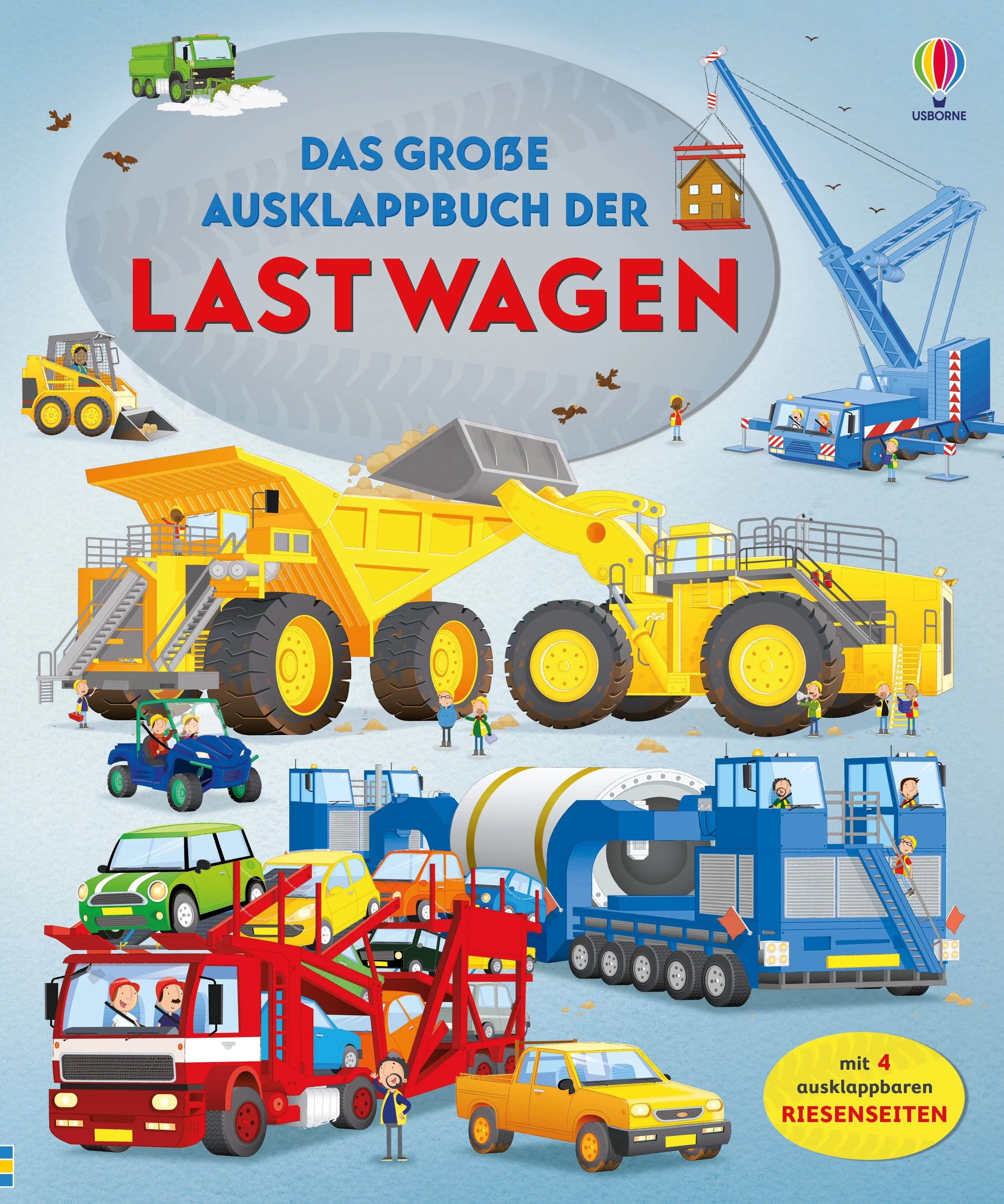 Cover: Das große Ausklappbuch der Lastwagen (Hardcover) von Megan Cullis