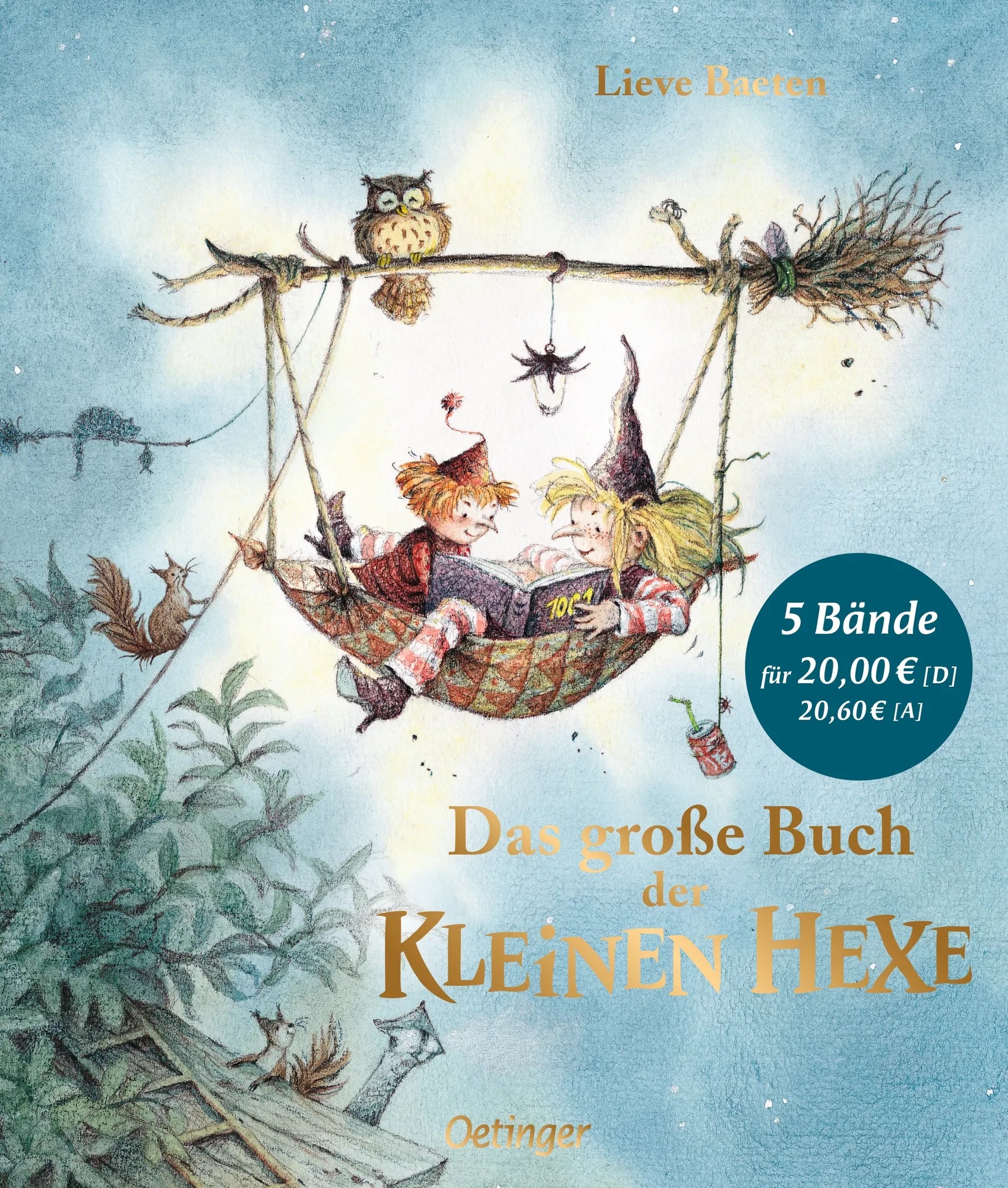 Buchcover von 'Das große Buch der kleinen Hexe' - Gebundene Ausgabe von Lieve Baeten