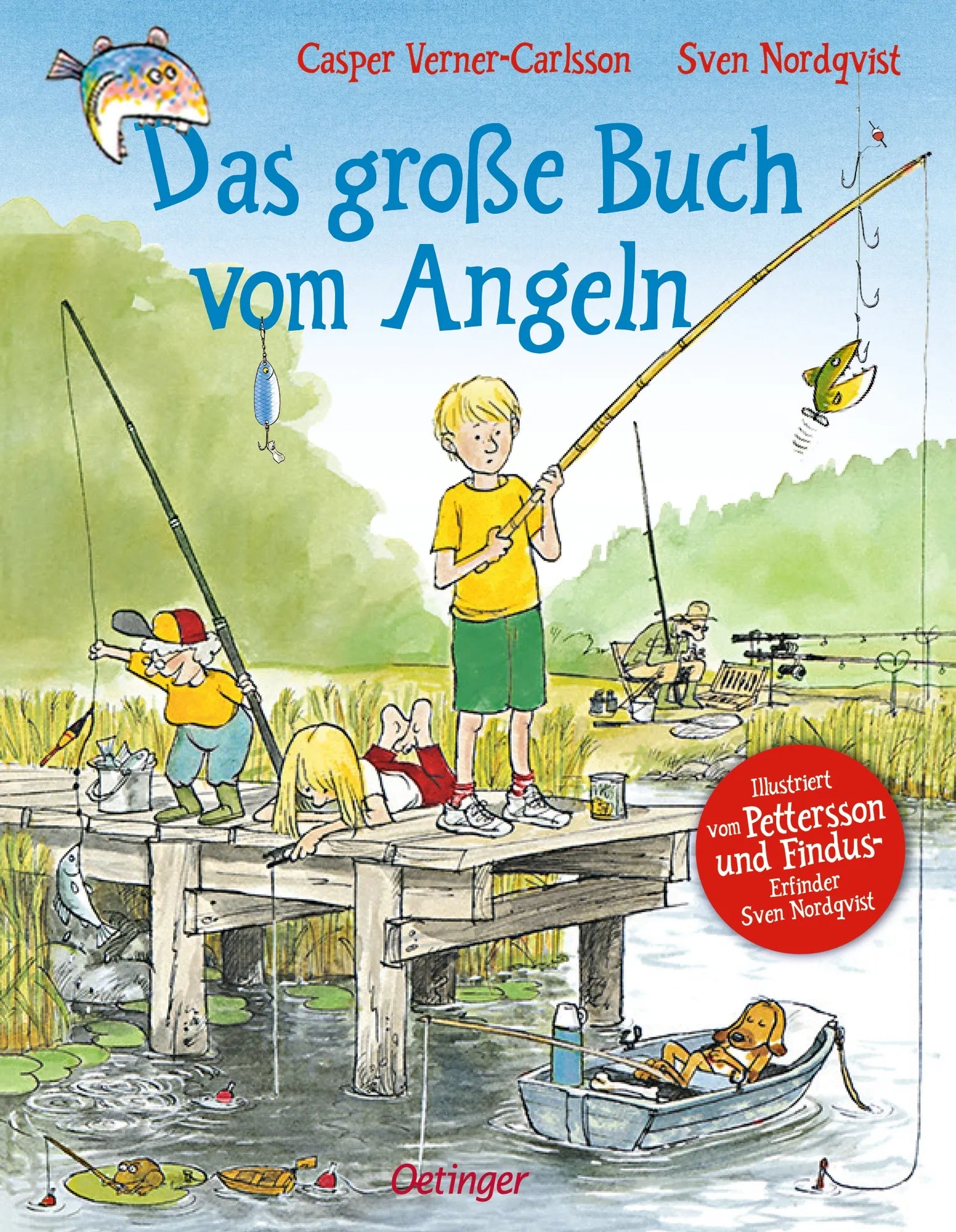 Buchcover von 'Das große Buch vom Angeln' - Gebundene Ausgabe von Casper Verner-Carlsson