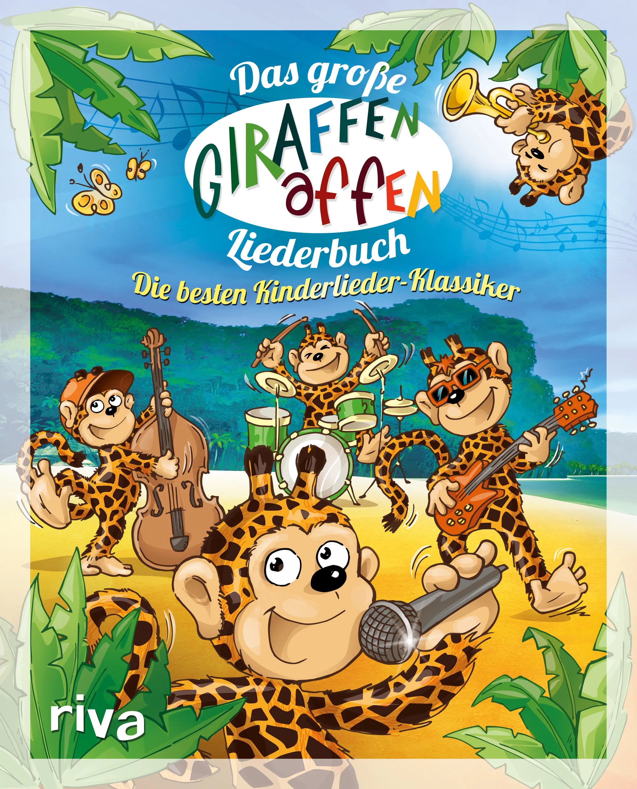 Buchcover von 'Das große Giraffenaffen-Liederbuch' - Gebundene Ausgabe von riva Verlag