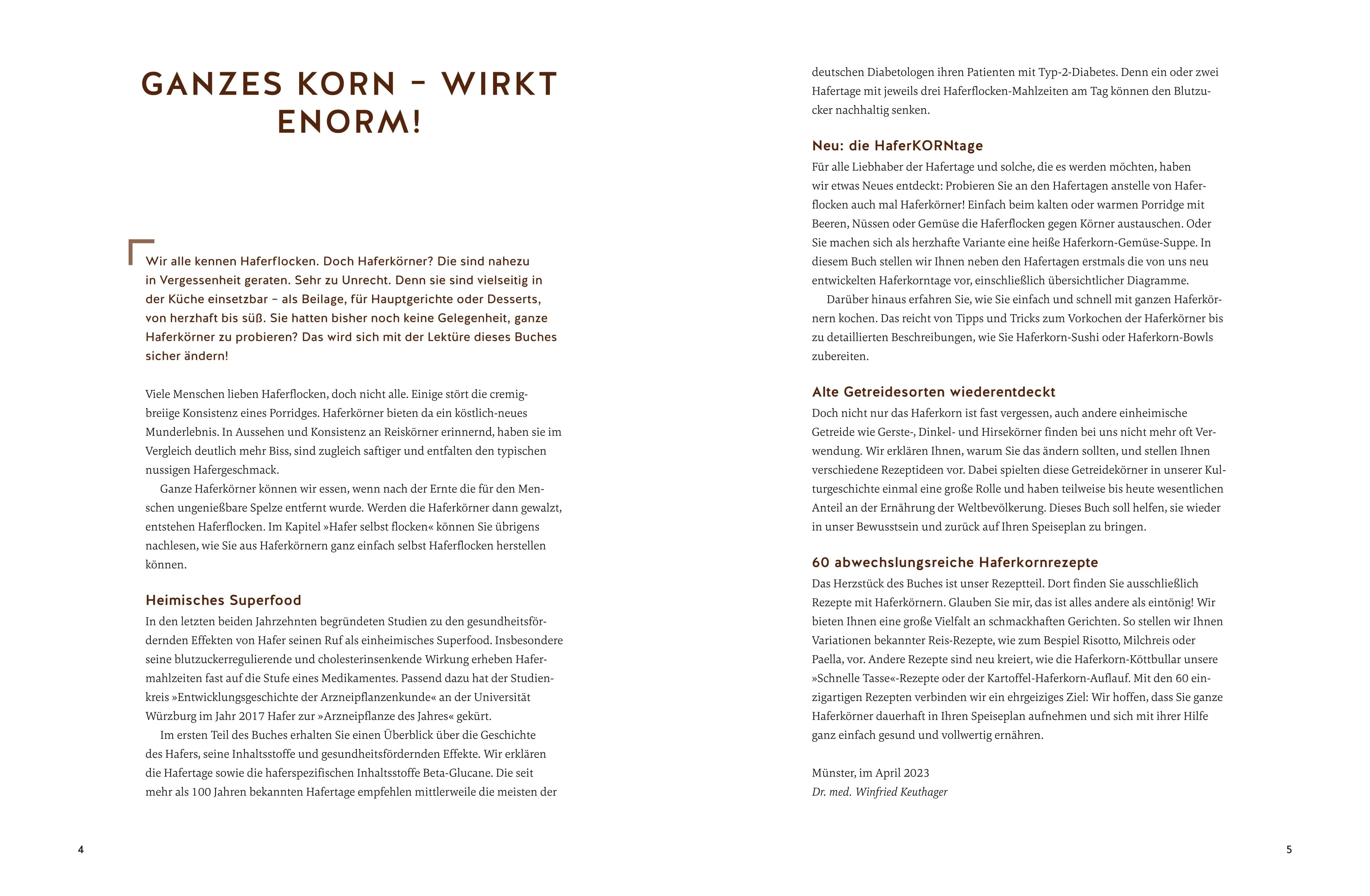 Abbildung von 'Das große Haferkorn-Kochbuch'