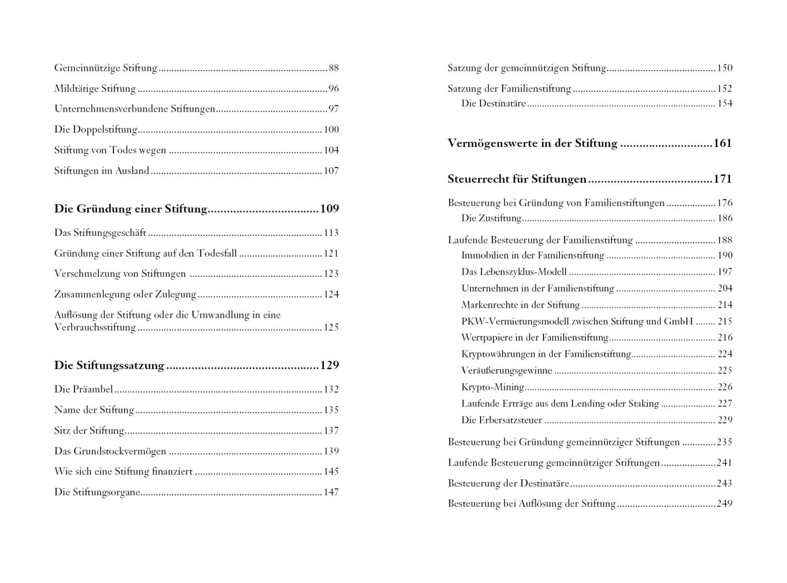 Innenansicht von 'Das große Handbuch der Stiftungen' - Gebundene Ausgabe