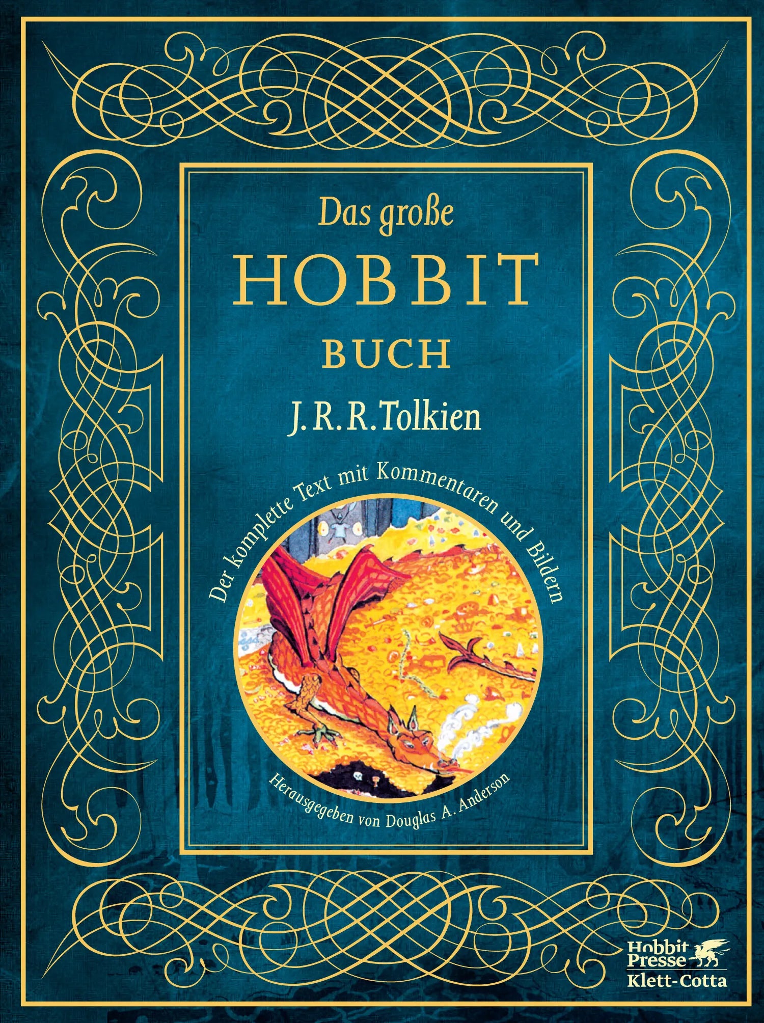 Buchcover von 'Das große Hobbit-Buch' - Gebundene Ausgabe von J.R.R. Tolkien