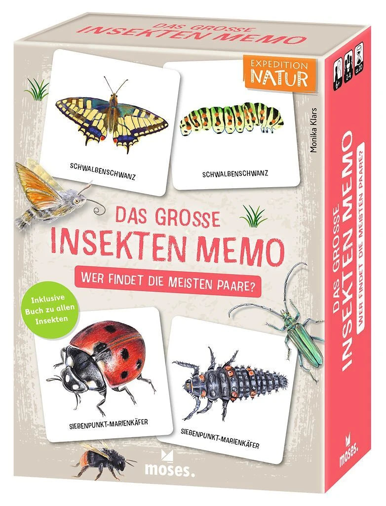 Würfelspiel: Das große Insekten Memo