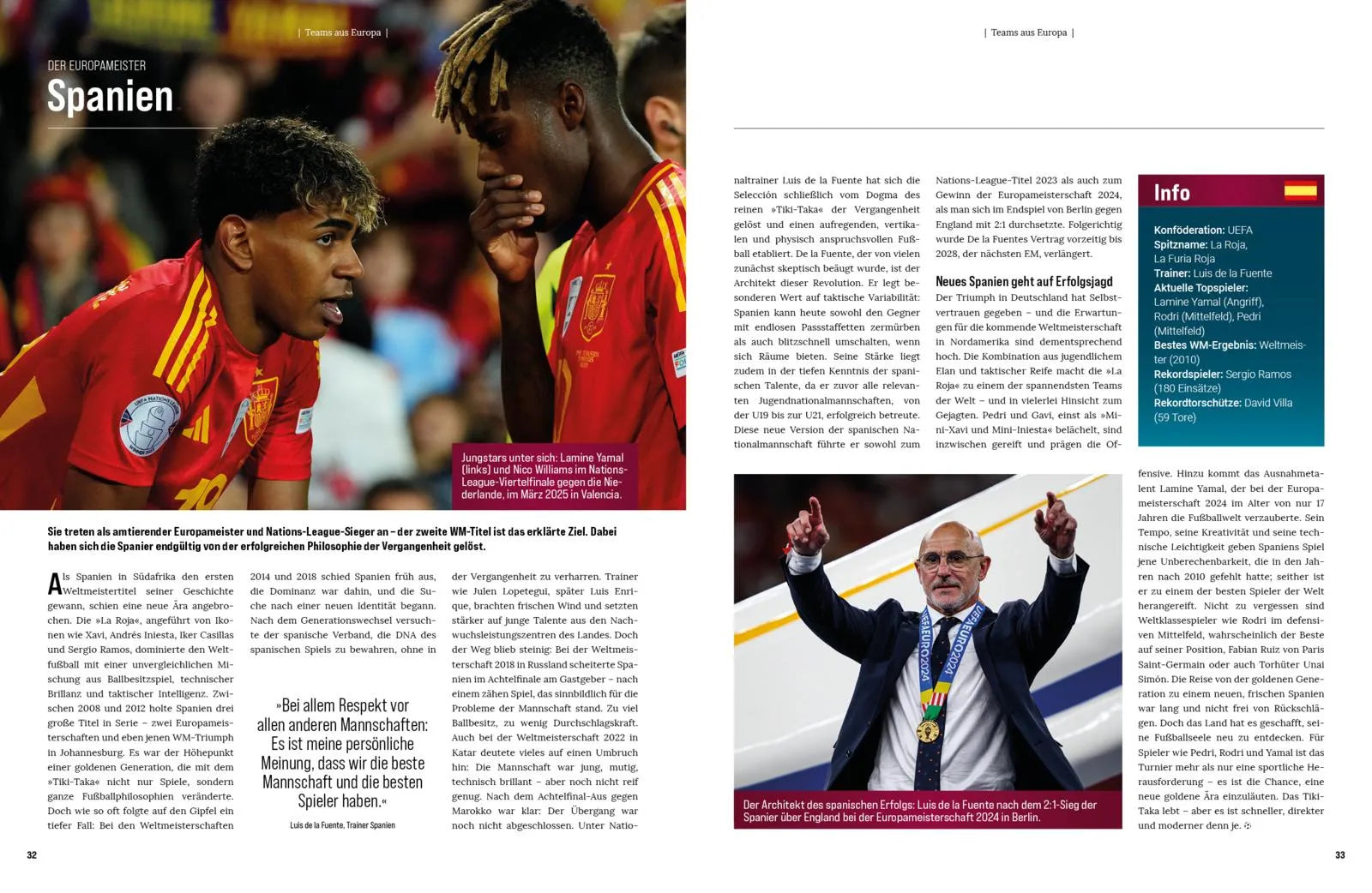 Innenansicht von 'Das große WM-Buch 2026' - Gebundene Ausgabe