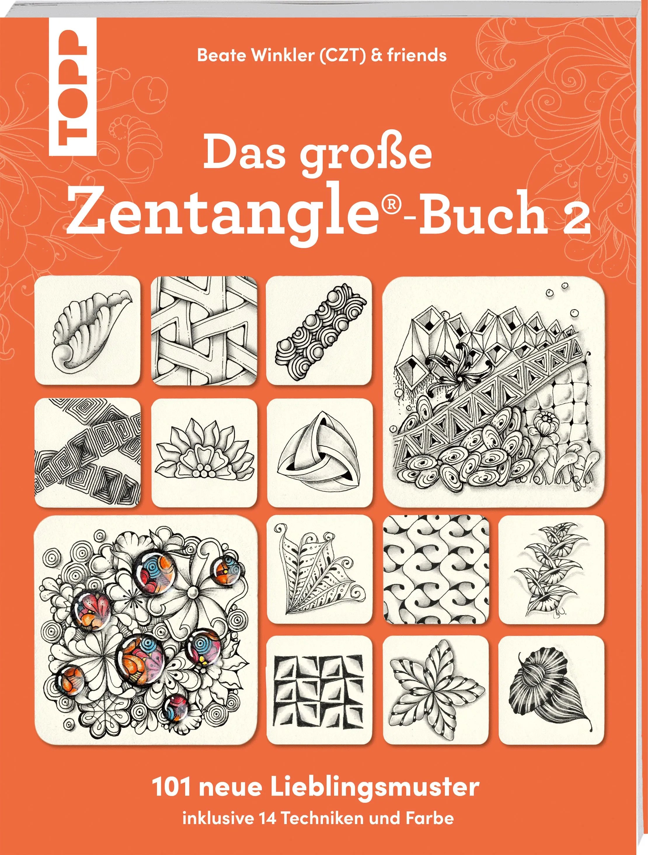 Cover: Das große Zentangle-Buch 2 (Hardcover) von Beate Winkler