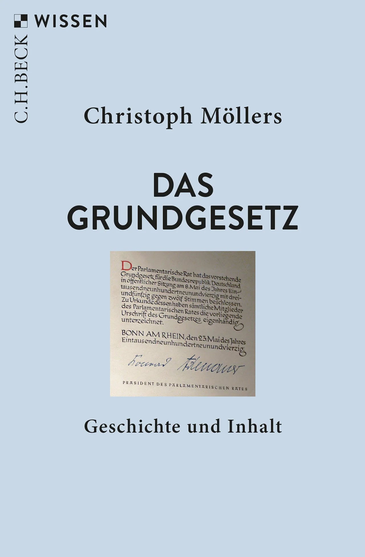 Buchcover von 'Das Grundgesetz' - Taschenbuch von Christoph Möllers