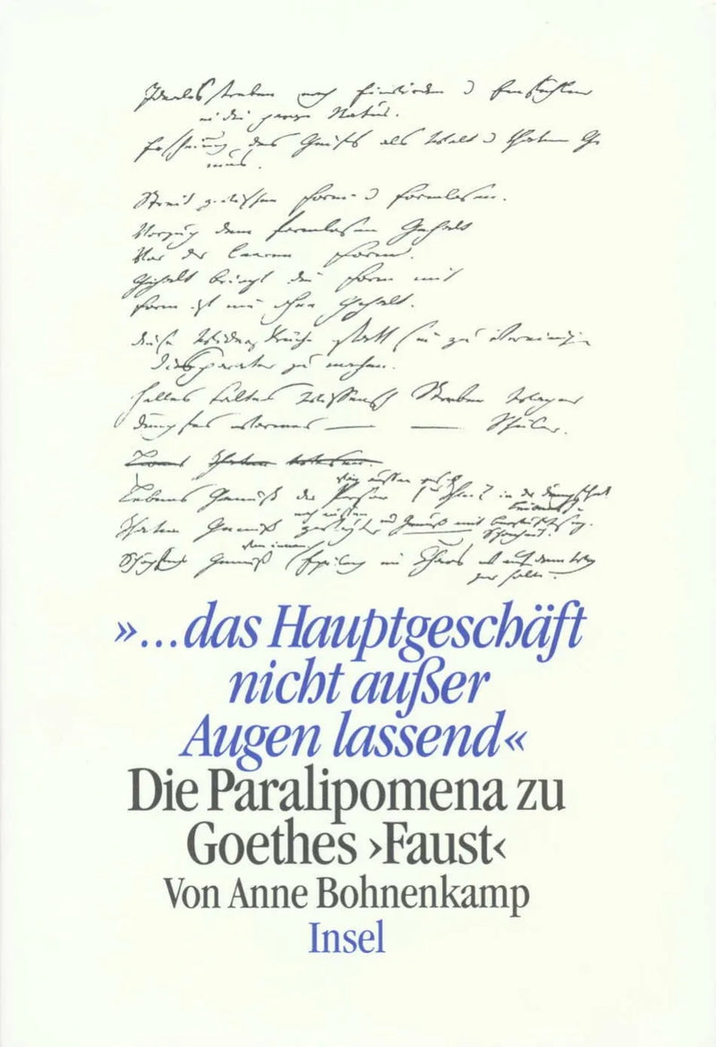 »... das Hauptgeschäft nicht aus den Augen lassend«