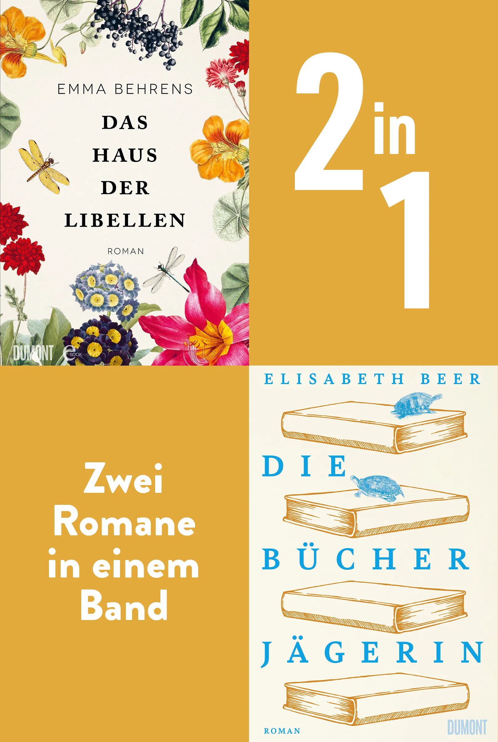 Cover: Das Haus der Libellen & Die Bücherjägerin (E-Book) von Elisabeth Beer