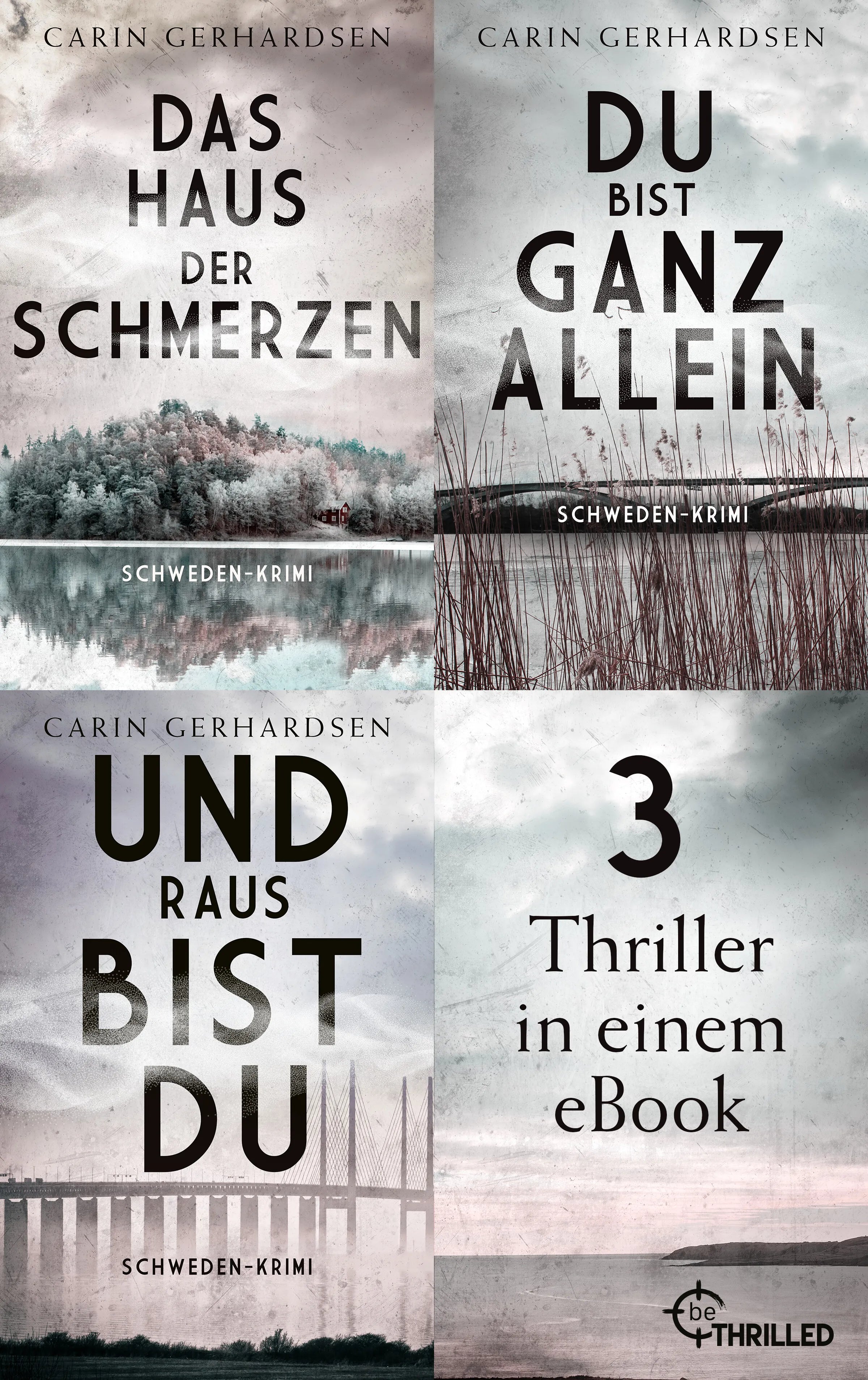 Cover: Das Haus der Schmerzen - Du bist ganz allein - Und raus bist du (E-Book) von Carin Gerhardsen
