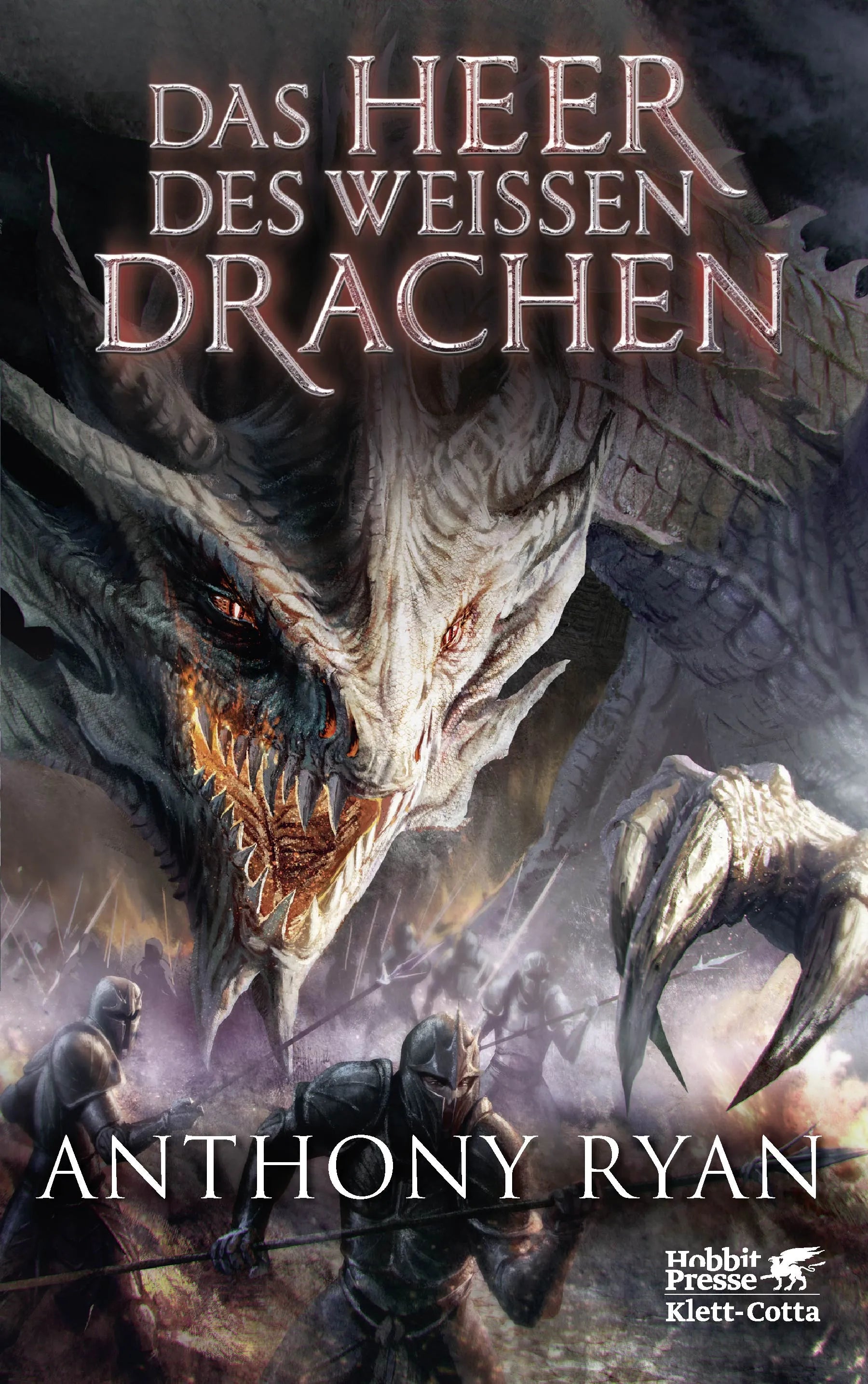 Buchcover von 'Das Heer des Weißen Drachen' - Gebundene Ausgabe von Anthony Ryan