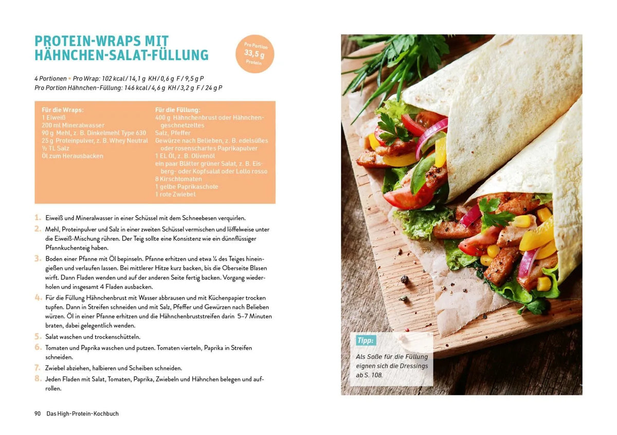 Detailansicht: Das High-Protein-Kochbuch (Taschenbuch)