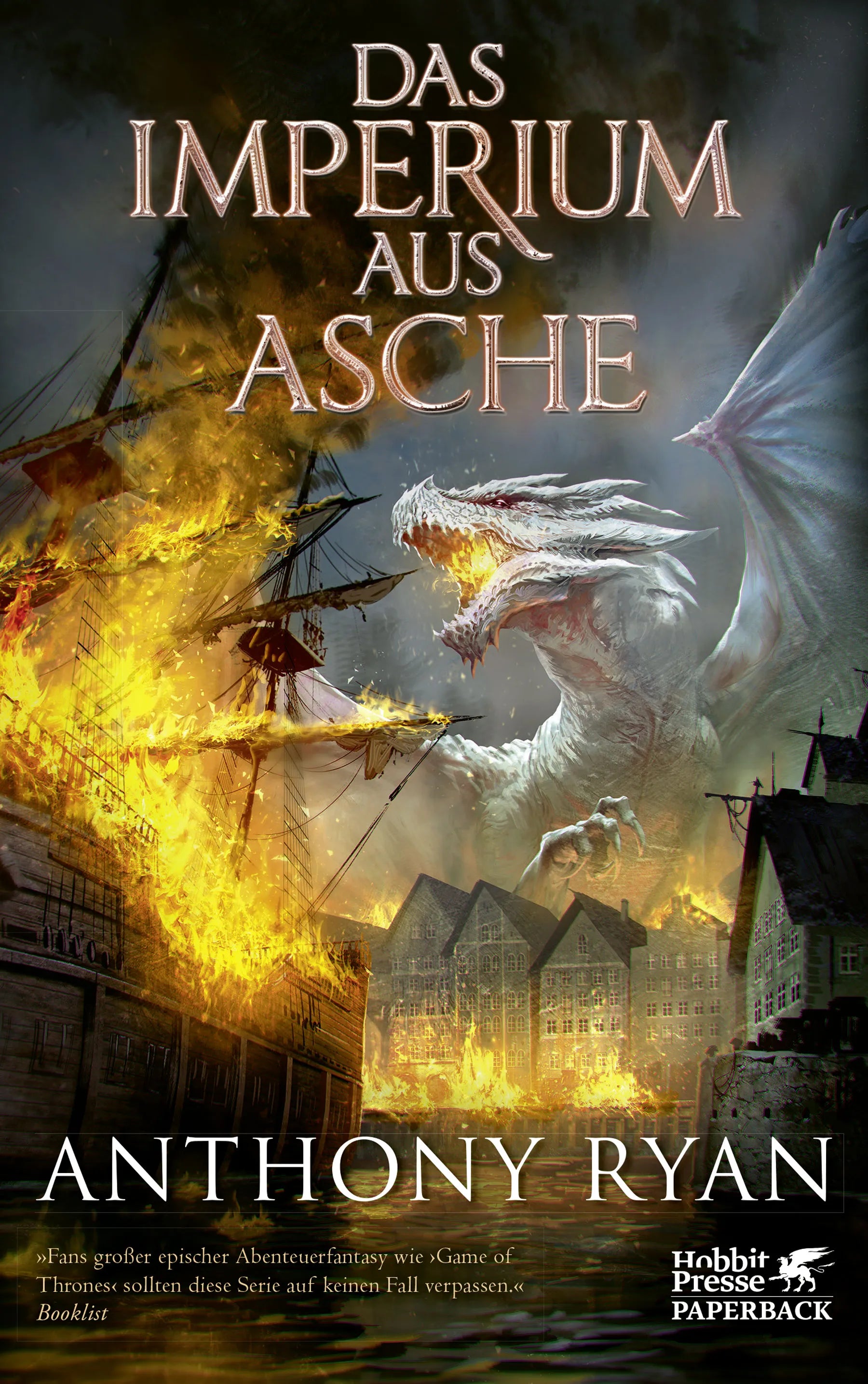 Buchcover von 'Das Imperium aus Asche' - Taschenbuch von Anthony Ryan