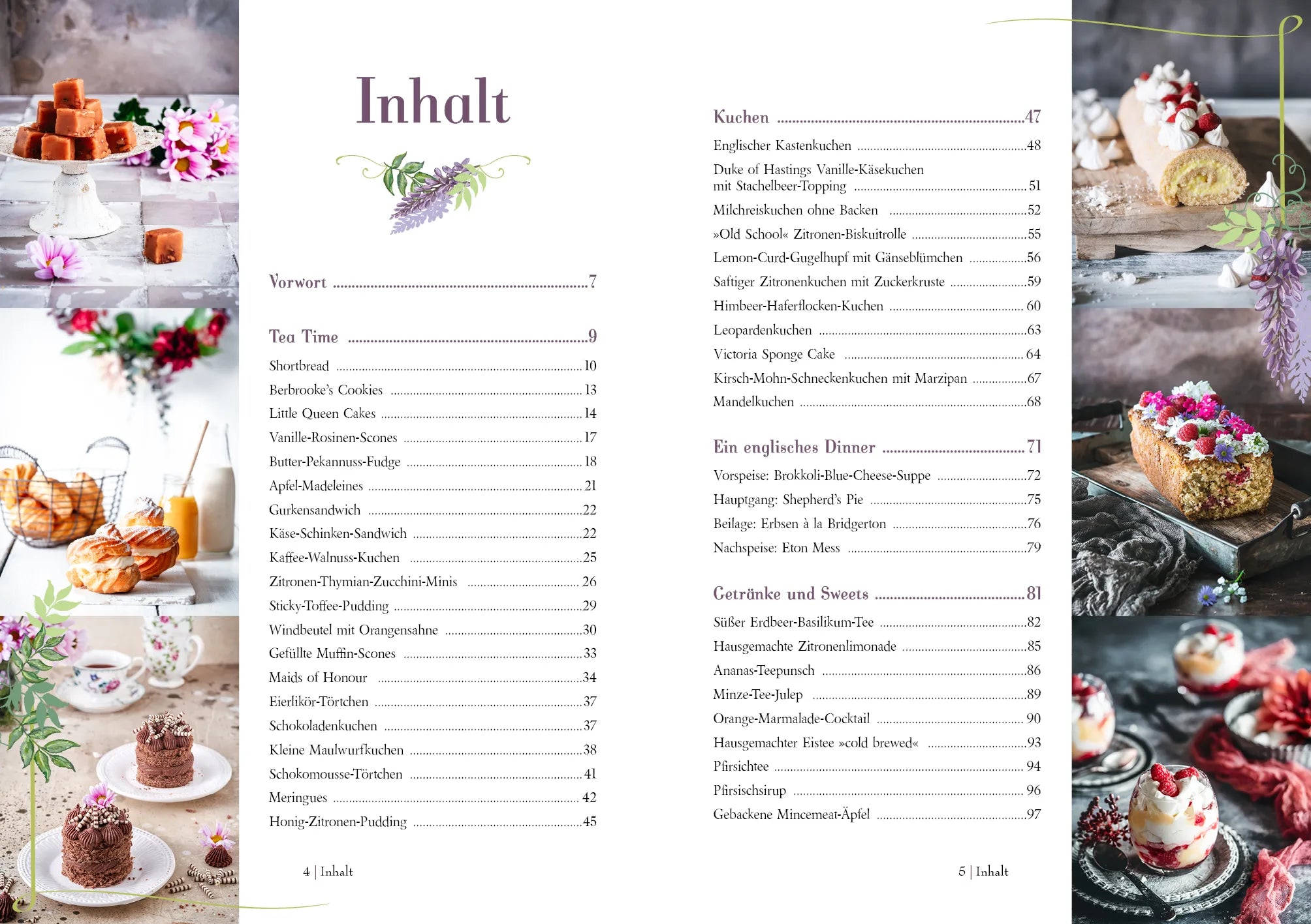 Innenansicht von 'Das inoffizielle Kochbuch zu Bridgerton' - Gebundene Ausgabe