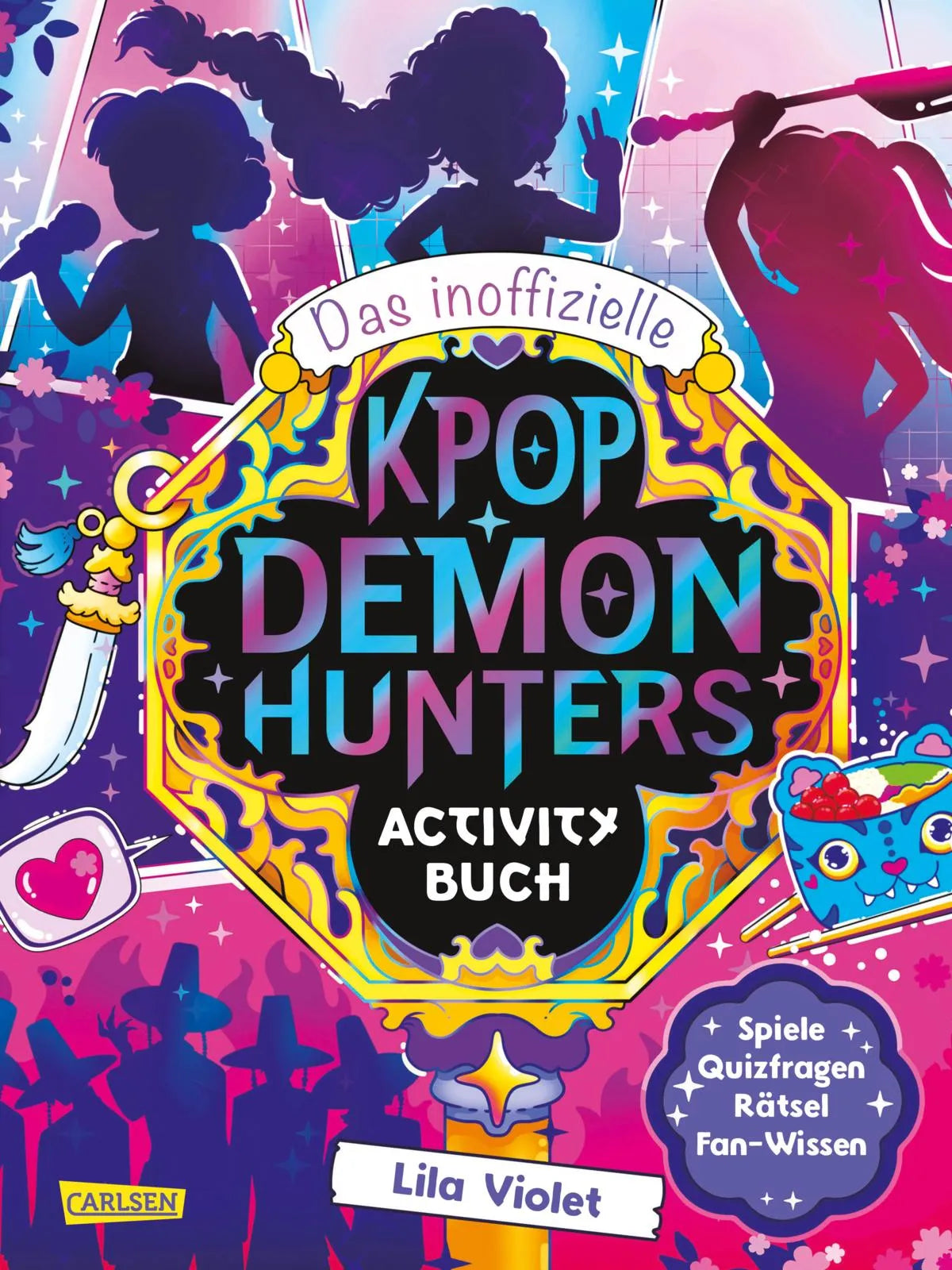 Buchcover von 'Das inoffizielle KPOP DEMON HUNTERS Activity Buch' - Taschenbuch von Lila Violet