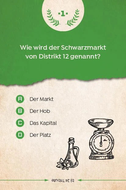 Kartenspiel: Das inoffizielle Quiz für Tribute von Panem-Fans – Ansicht