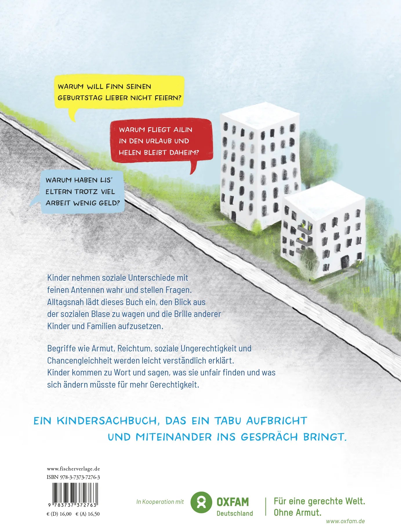 Buchrückseite von 'Das ist doch unfair!' mit Klappentext - Gebundene Ausgabe