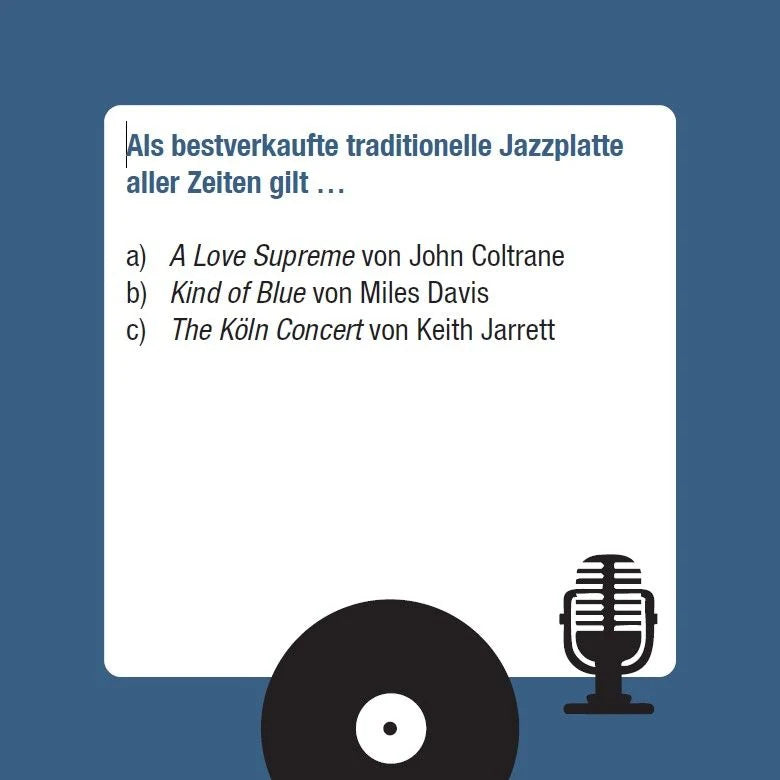 Das Jazz & Blues Quiz – Ansicht