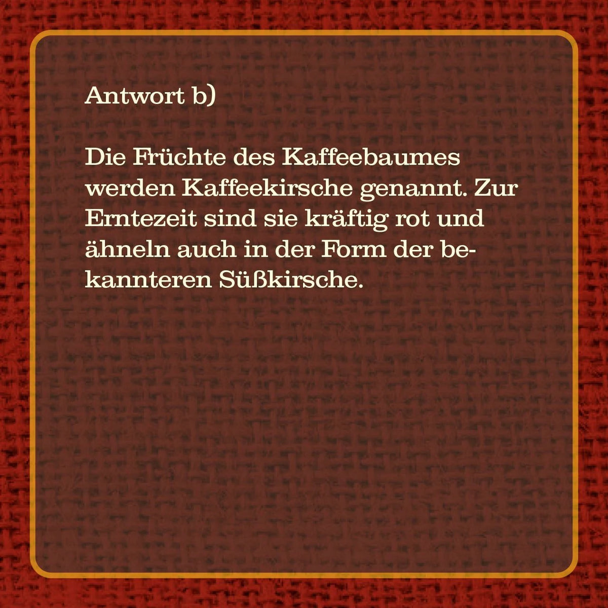 Das Kaffee-Quiz – Ansicht