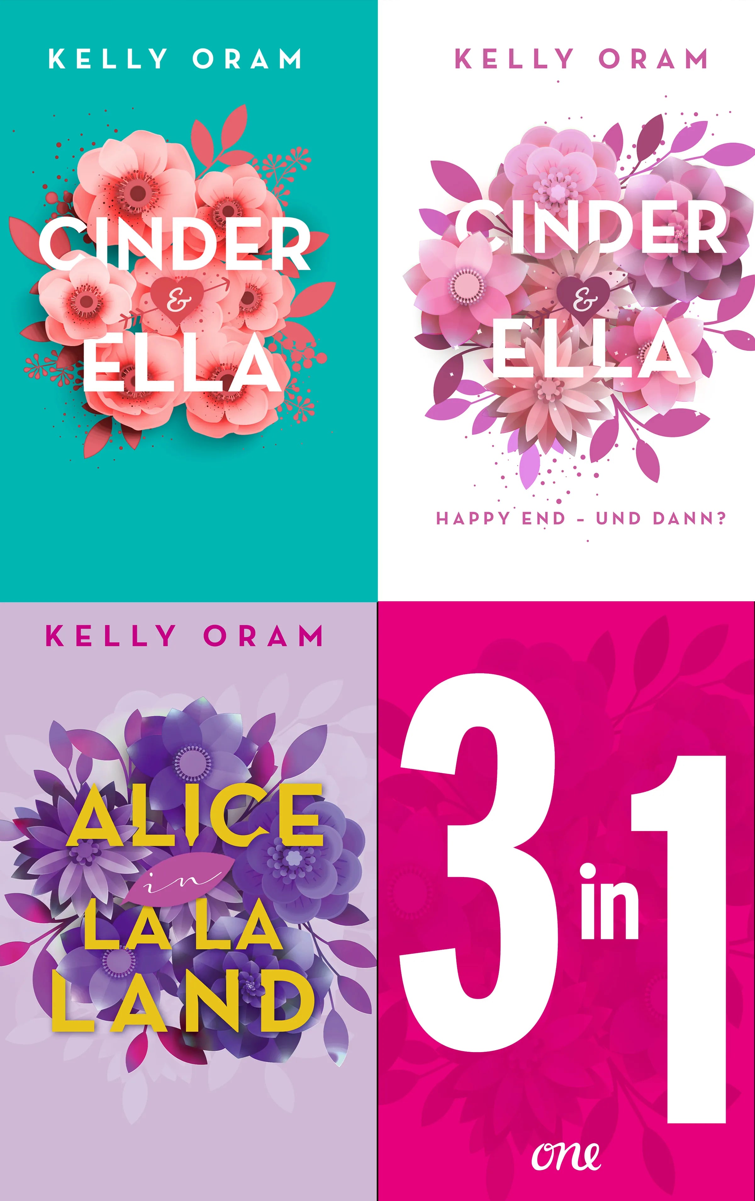 Cover: Das Kellywood 3-in-1-Bundle: Cinder & Ella / Cinder & Ella. Happy End und dann? / Alice in La La Land (E-Book) von Kelly Oram