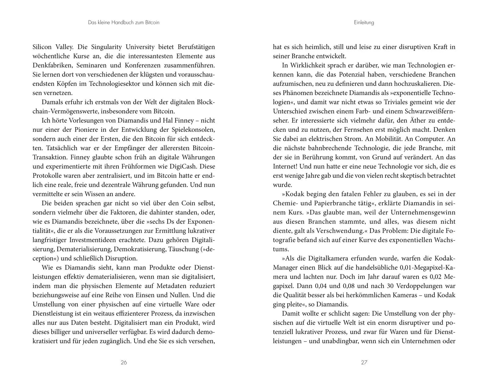 Innenansicht von 'Das kleine Handbuch zum Bitcoin' - Paperback
