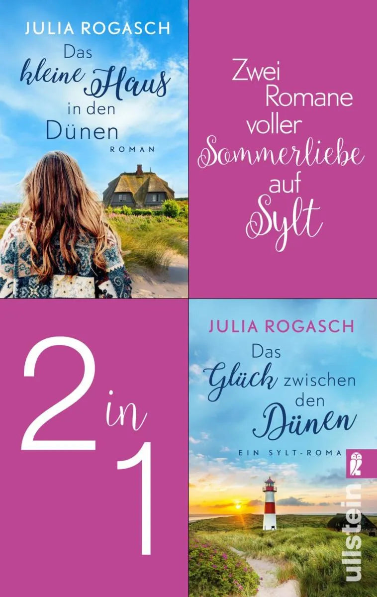 Cover: Das kleine Haus in den Dünen // Das Glück zwischen den Dünen (E-Book) von Julia Rogasch