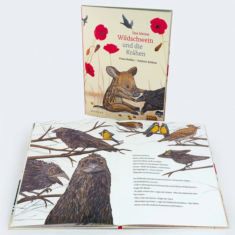 Produktansicht: Das kleine Wildschwein und die Krähen (Gebundene Ausgabe)