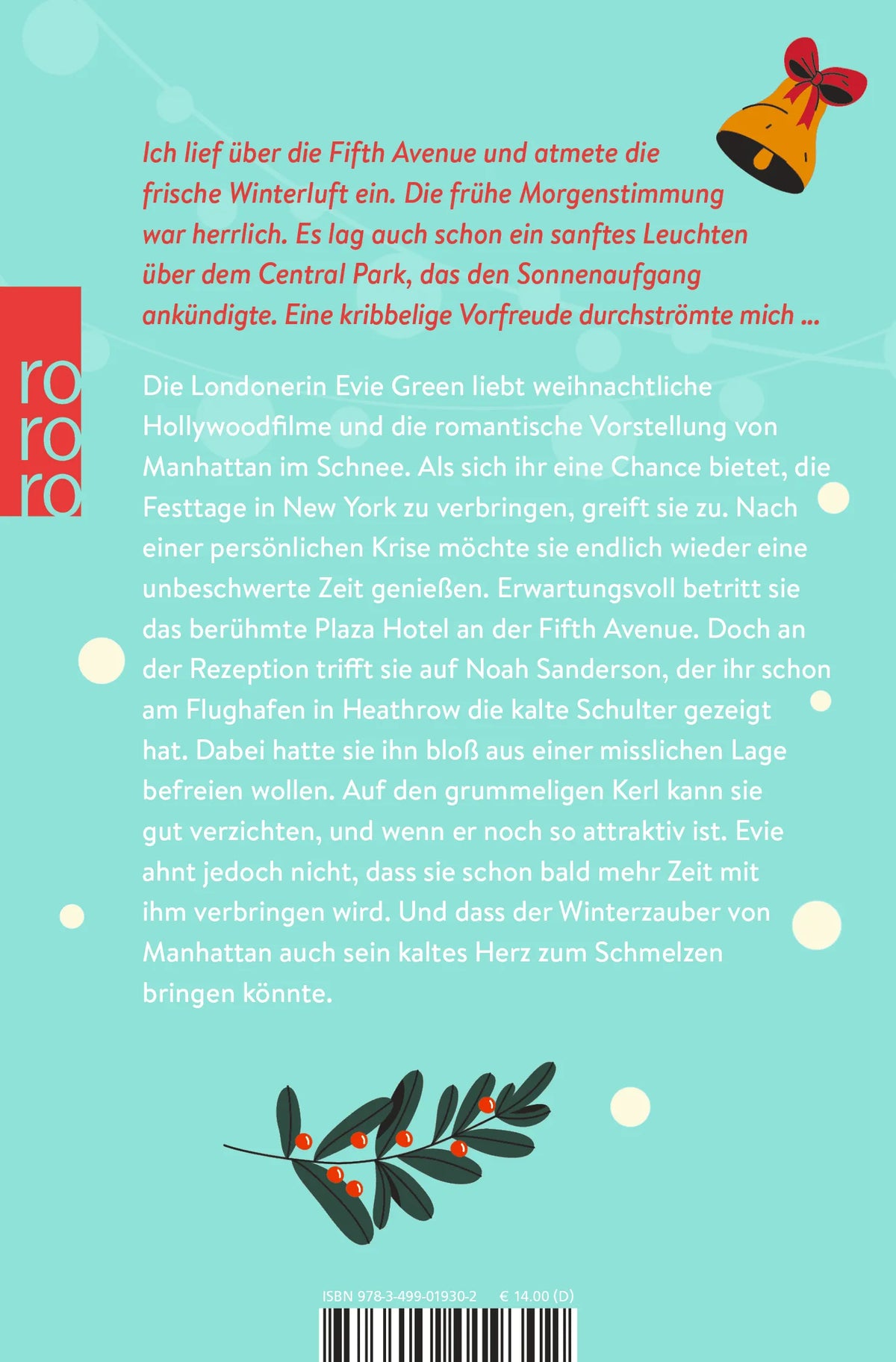 Rückseite: Das kleine Wunder im Central Park (Taschenbuch)