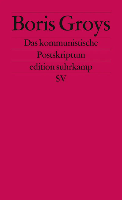 Das kommunistische Postskriptum