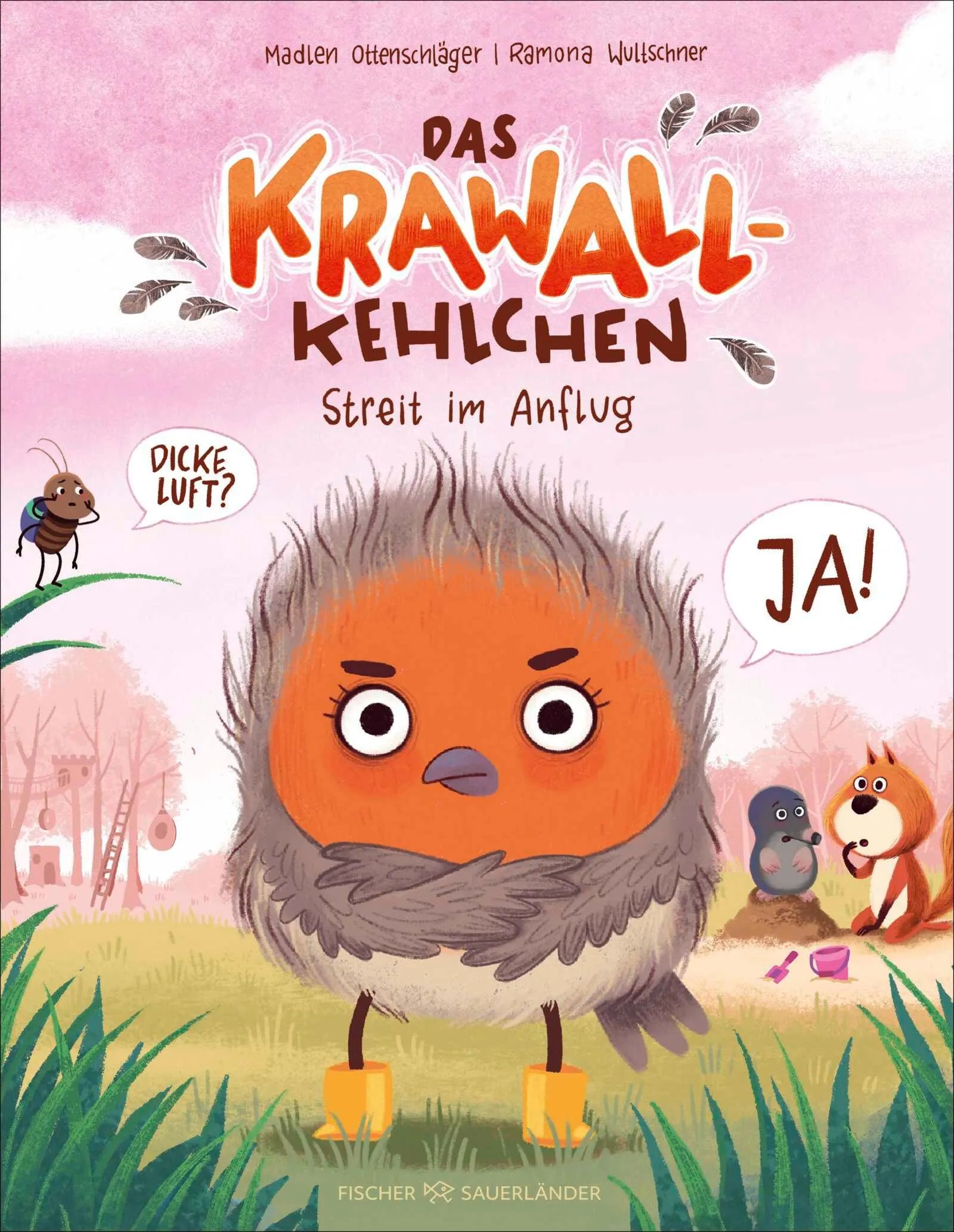 Cover: Das Krawallkehlchen (Hardcover) von Madlen Ottenschläger