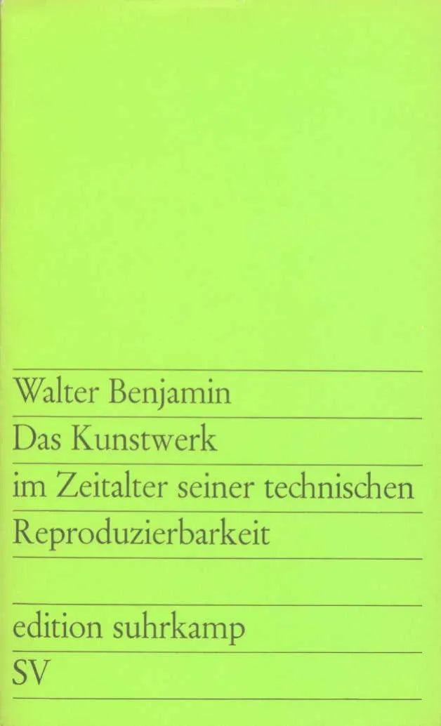 Buchcover von 'Das Kunstwerk im Zeitalter seiner technischen Reproduzierbarkeit' - Taschenbuch von Walter Benjamin