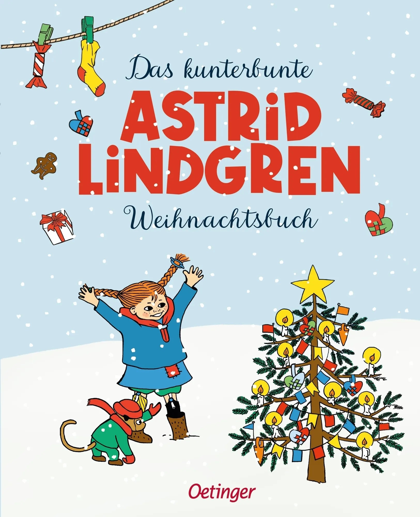 Buchcover von 'Das kunterbunte Astrid Lindgren Weihnachtsbuch' - Gebundene Ausgabe von Astrid Lindgren