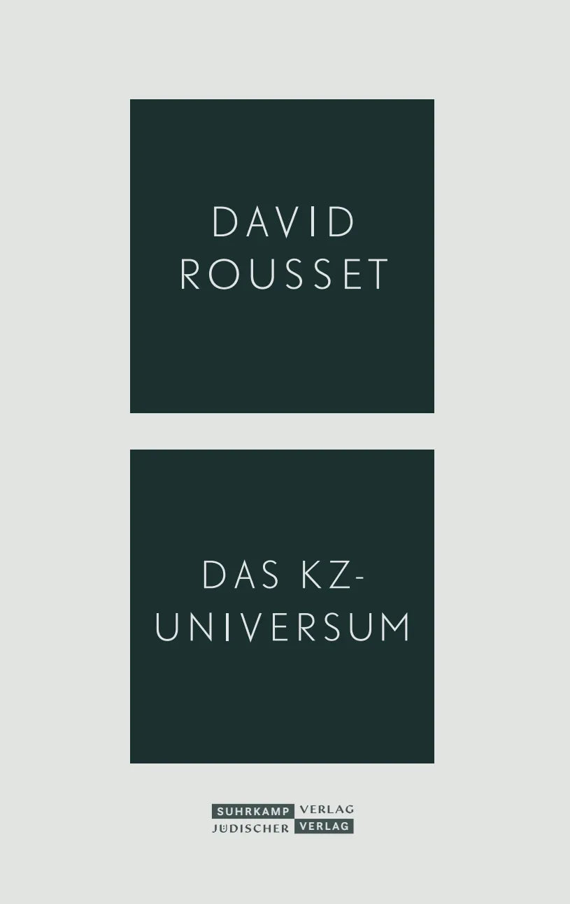 Buchcover von 'Das KZ-Universum' - Gebundene Ausgabe von David Rousset