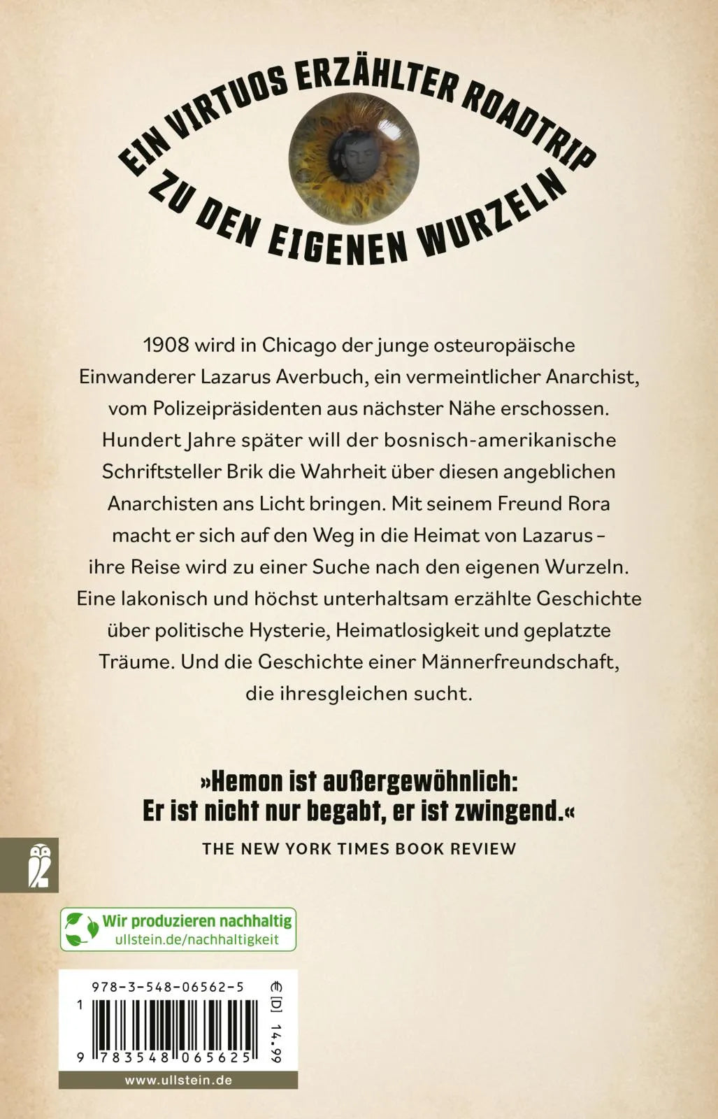 Rückseite: Das Lazarus-Projekt (Taschenbuch)