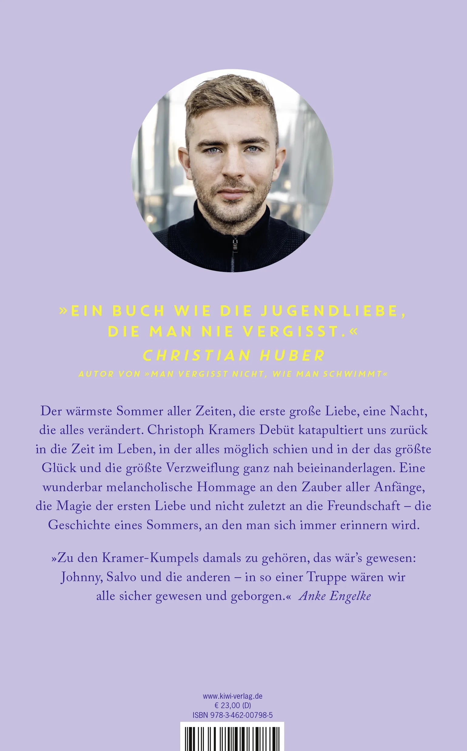Rückseite: Das Leben fing im Sommer an (Hardcover)