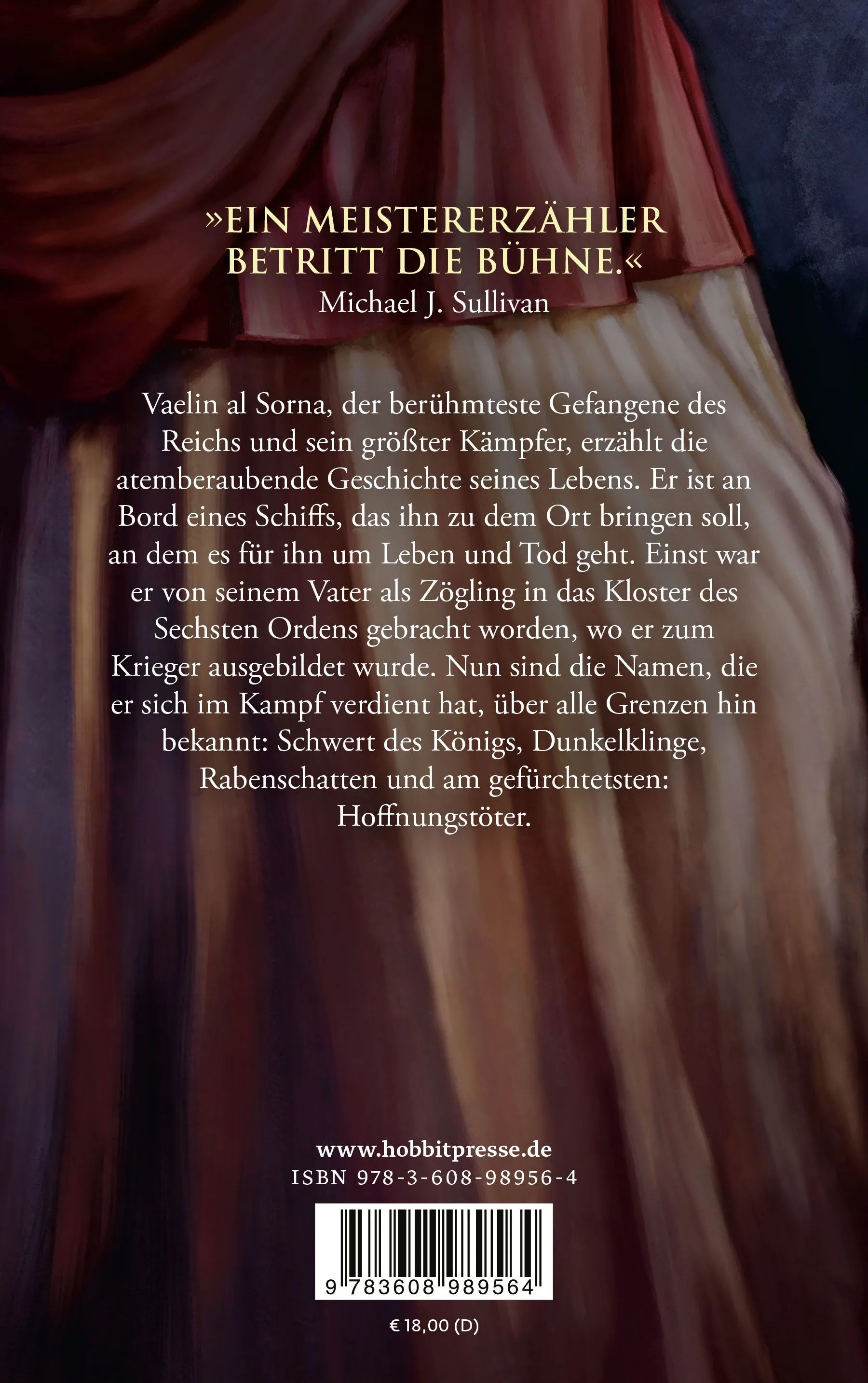 Rückseite: Das Lied des Blutes (Taschenbuch)