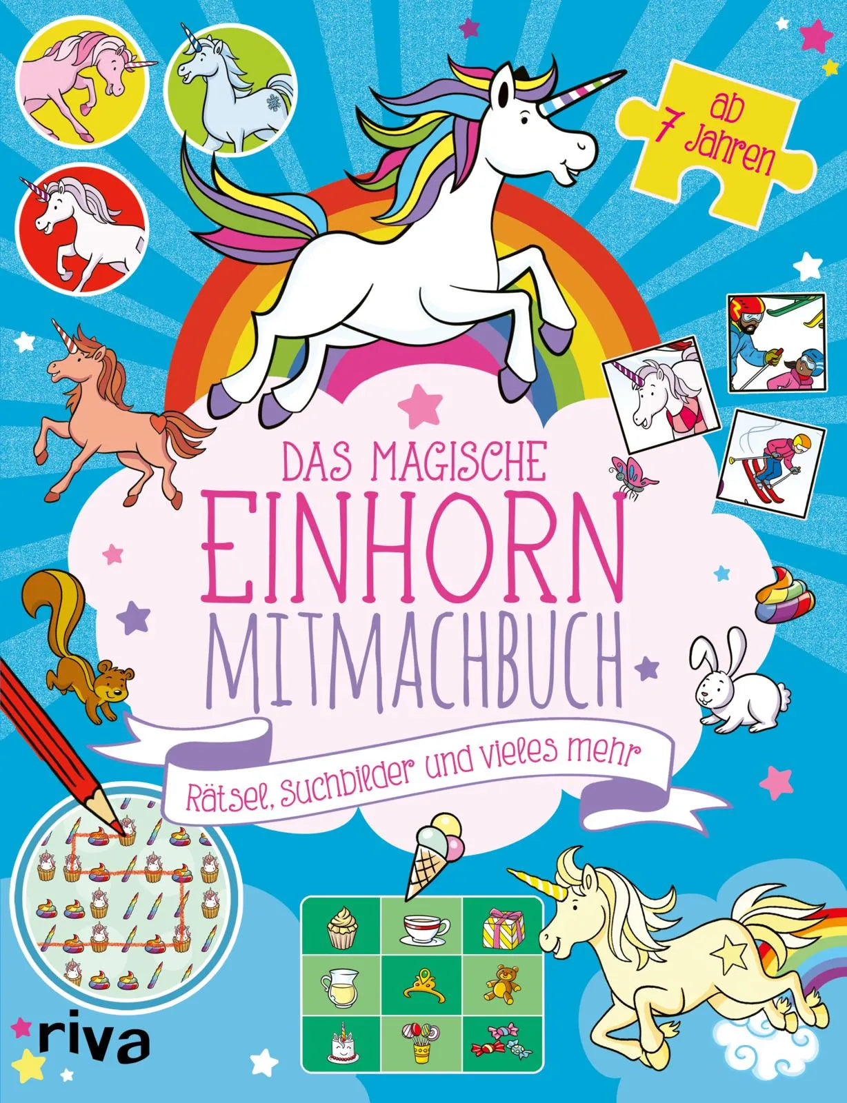 Buchcover von 'Das magische Einhorn-Mitmachbuch' - Taschenbuch von Imogen Currell-Williams