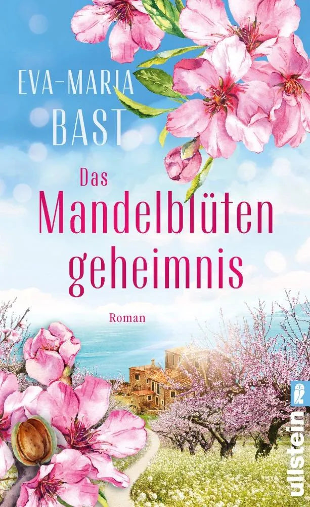 Buchrückseite von 'Das Mandelblütengeheimnis' mit Klappentext - Taschenbuch