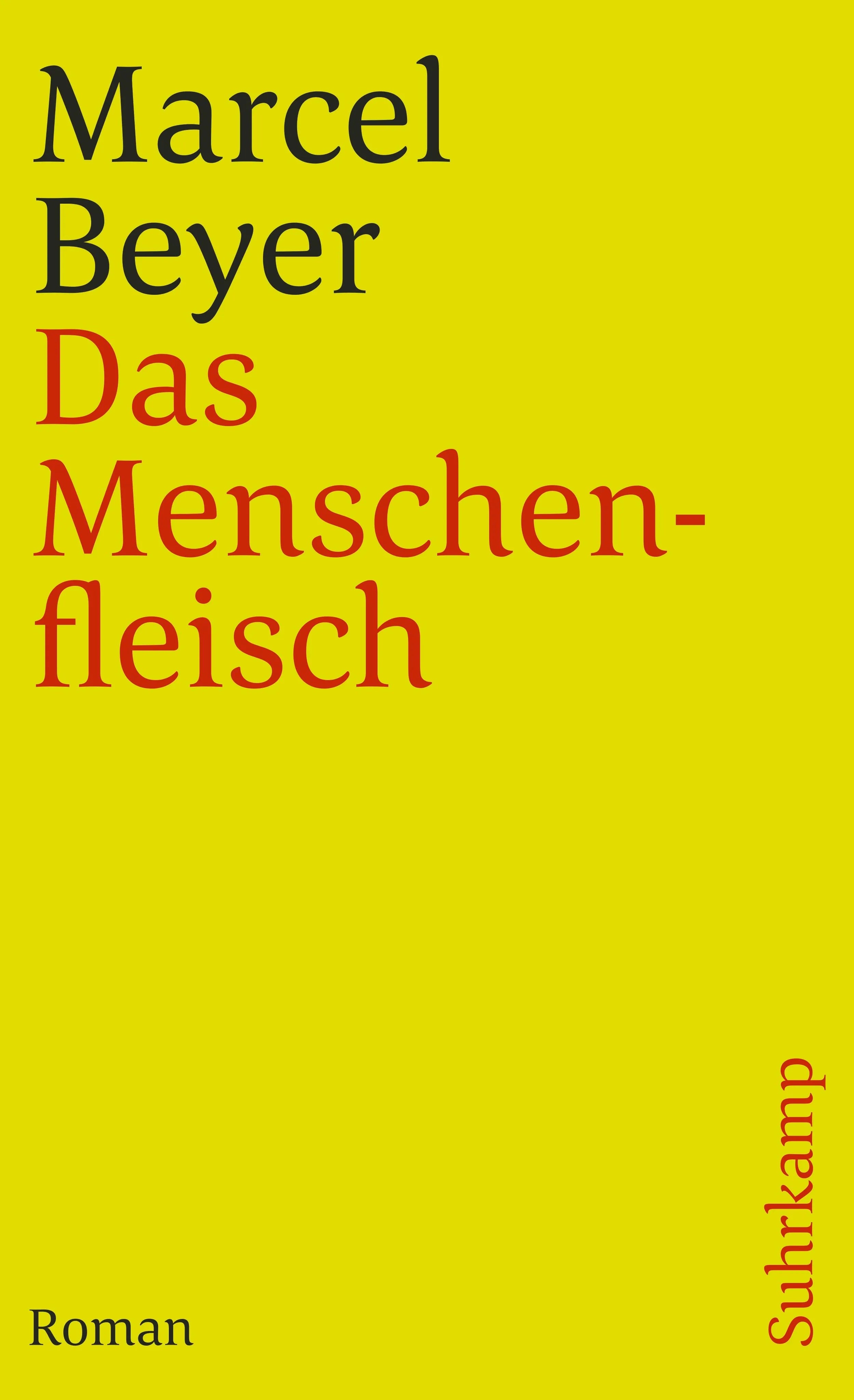 Buchcover von 'Das Menschenfleisch' - Taschenbuch von Marcel Beyer