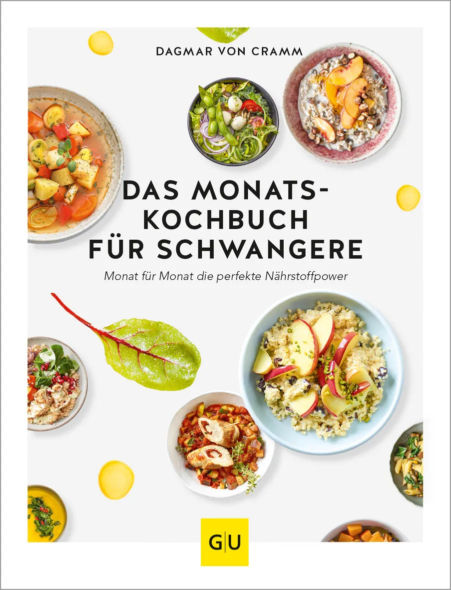 Buchcover von 'Das Monats-Kochbuch für Schwangere' - Gebundene Ausgabe von Dagmar von Cramm