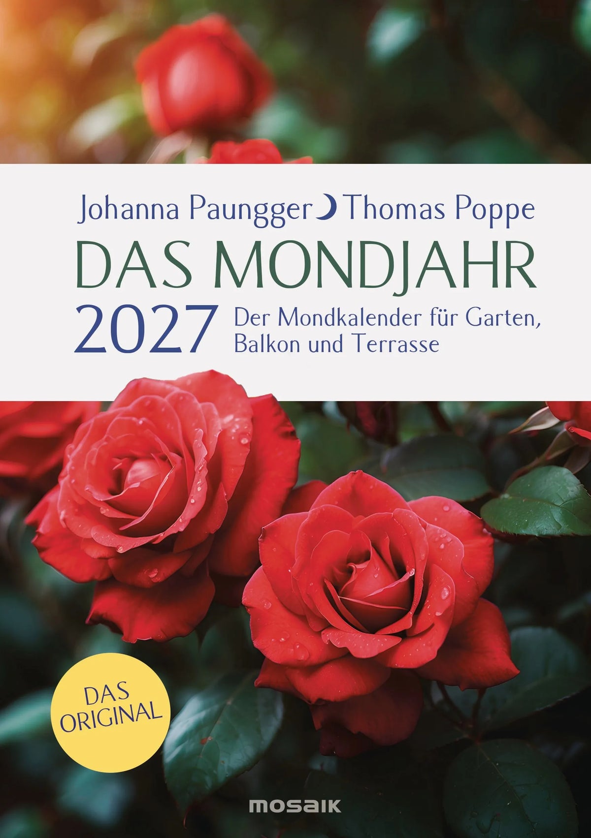 Cover: Das Mondjahr 2027 - Garten-Spiralkalender (Buch) von Johanna Paungger