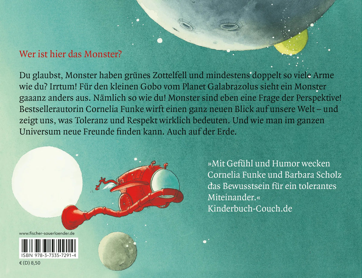 Rückseite: Das Monster vom blauen Planeten (Taschenbuch)