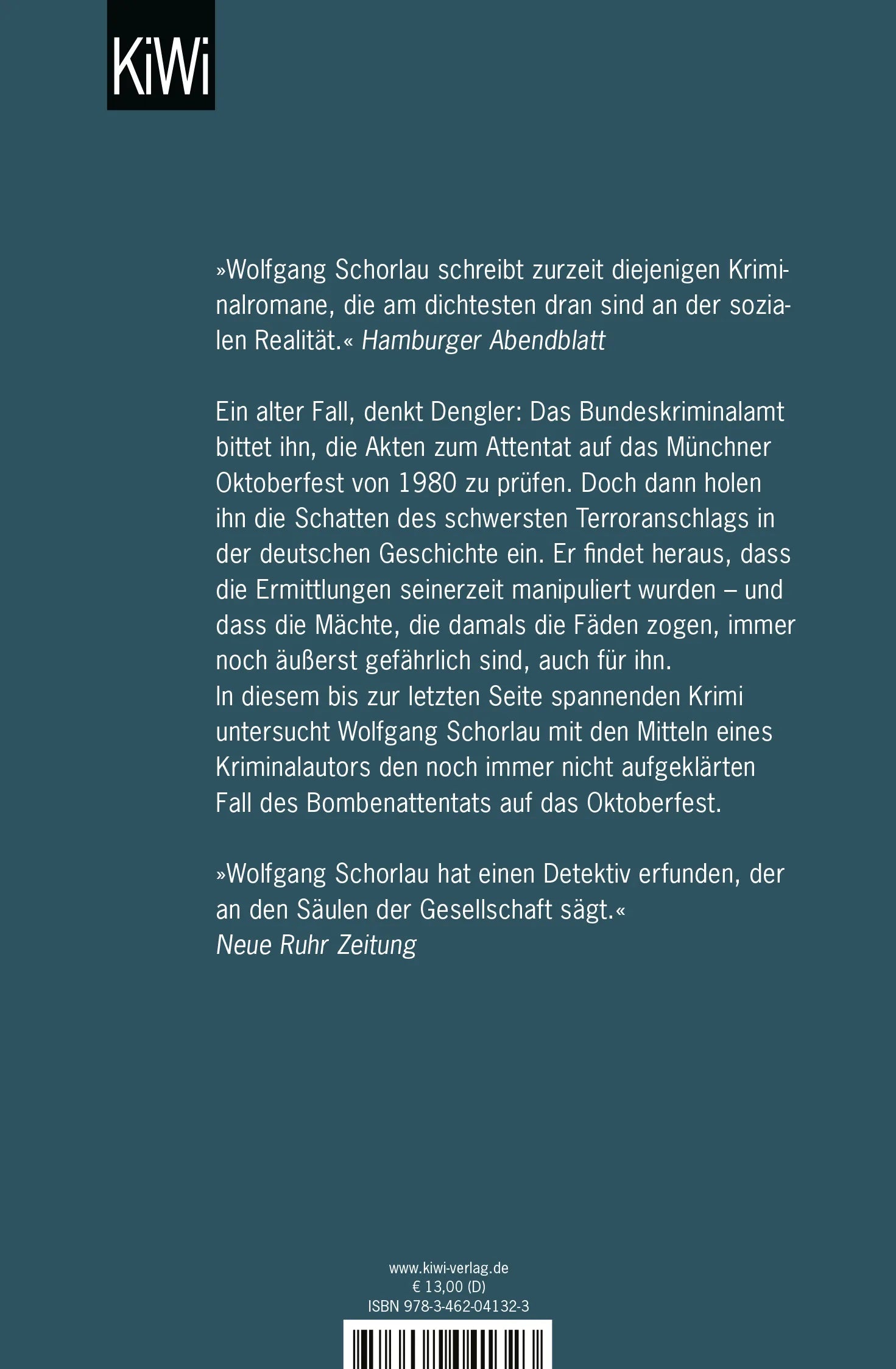 Buchrückseite von 'Das München-Komplott' mit Klappentext - Taschenbuch
